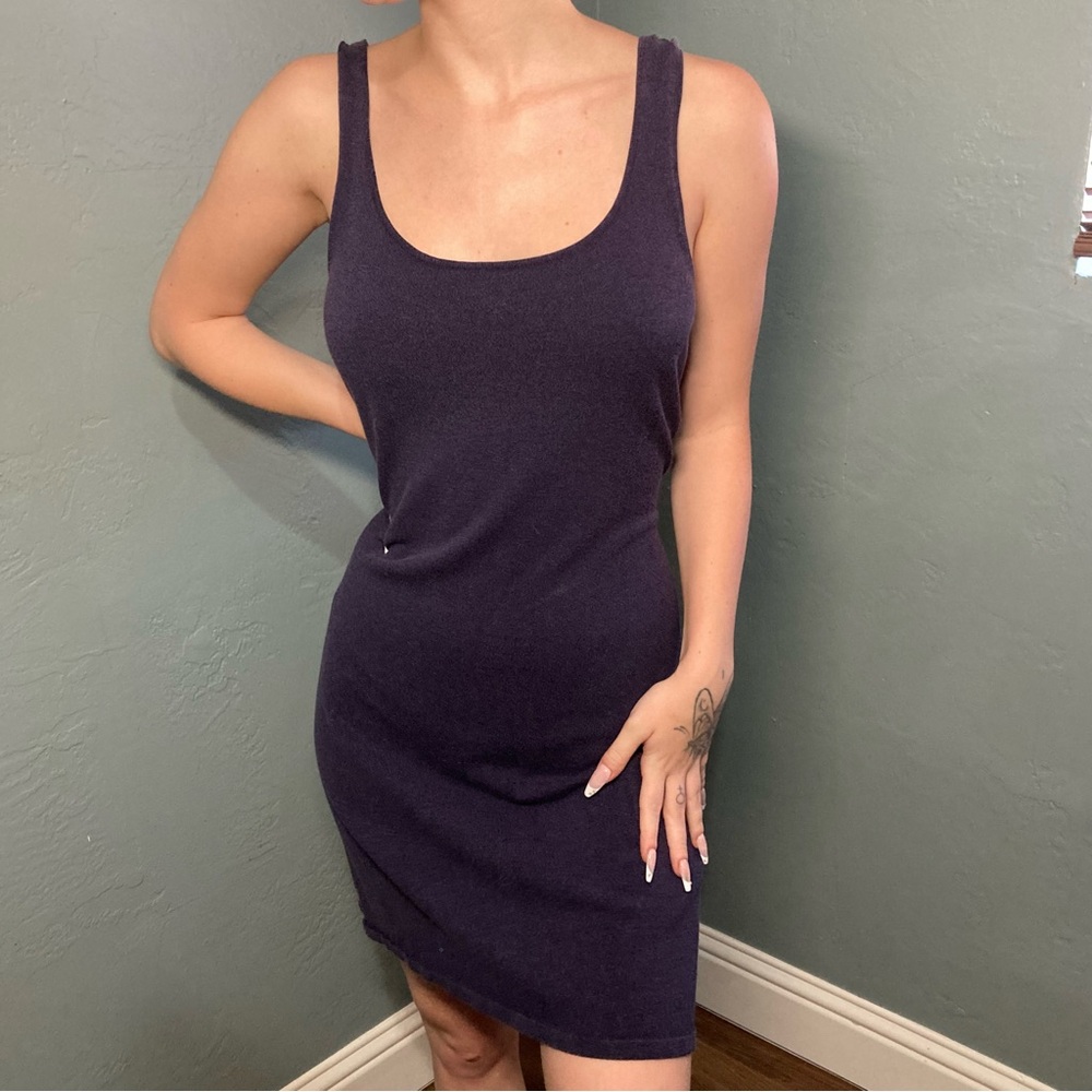 Etcetera Vintage Blue Bodycon Dress Sz Large